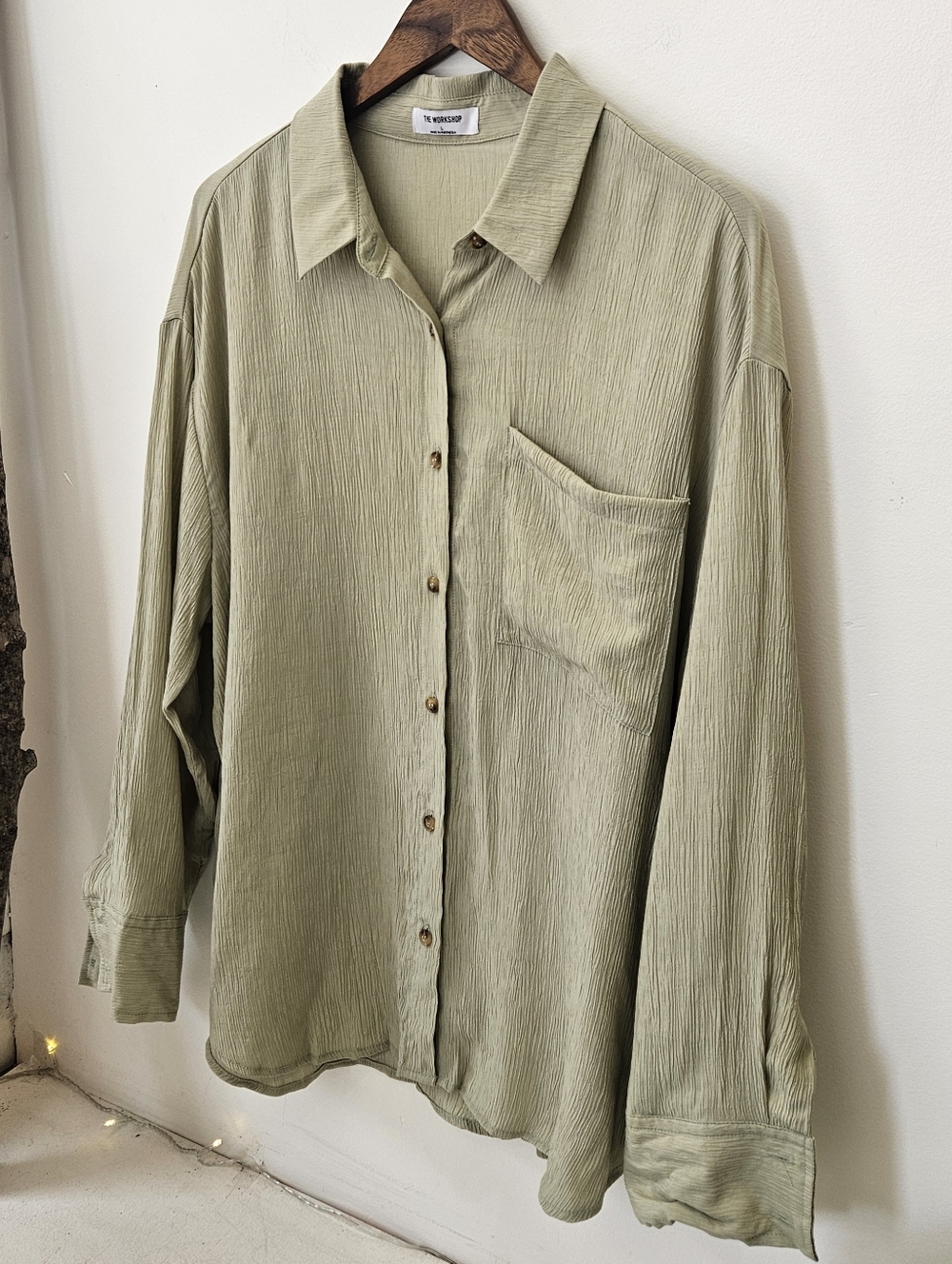 Sage Green Button Down Shirt